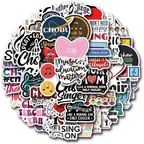 Theatre Stickers, 50PCs Cartoon Theater Stickers Vinyl Decals, Party Favor & Gift Stickers for Hydro Flask, Laptop, Water Bottle, Stickers for Kids, Toddlers, Teens, Girls (Theatre)