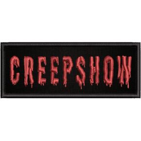 Creepshow Horror Movies - 4" W x 1.5" T - Embroidered DIY Iron on or Sew-on Decorative Patch Badge Emblem Classic Retro Campy Cult Creatures Monster Vault Series Applique