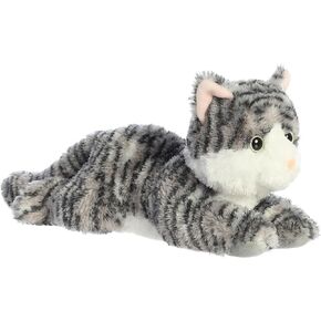 Aurora® Adorable Flopsie™ Lily™ Stuffed Animal - Playful Ease - Timeless Companions - Gray 12 Inches