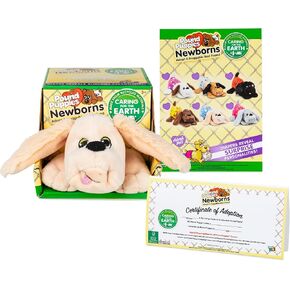 POUND PUPPIES Newborns Plush - Sleepy - Tan, Eco Friendly