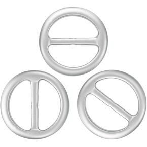 PATIKIL Resin Scarf Ring Clip, Circle Round Scarf Ring Buckles for Loose T-shirt, Decoration