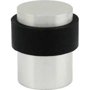 INOX DSIX02-32D Cylindrical Floor Mount Door Stop, Satin Stainless Steel in Kuwait