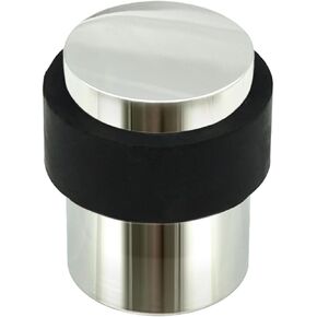 INOX DSIX02-32D Cylindrical Floor Mount Door Stop, Satin Stainless Steel