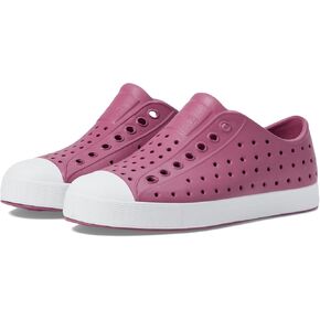 Native Shoes Kids Jefferson (طفل صغير/طفل صغير) - الجزء العلوي والبطانة من مادة EVA - ثقوب للتحكم في درجة الحرارة موجة زرقاء/أصفر حبوب اللقاح 7 طفل صغير M in Kuwait