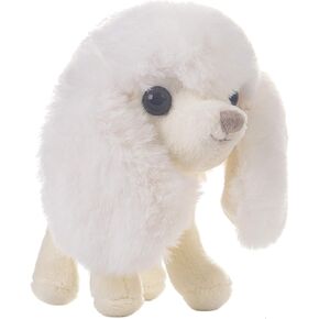 Dilly dudu Black Puppy Dog Stuffed Animal Poodle Plush Soft Toy 4-Inch
