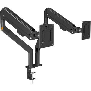 Dual-Screen Monitor Floating Lifting Bracket Base Laptop Combination Office heightened Shelf(White)