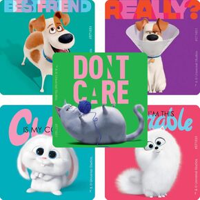 SmileMakers Secret Life of Pets 2 Stickers - Toys and Giveaways - 100 per Pack