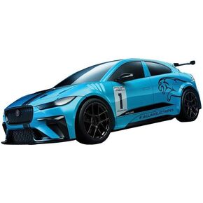 Airfix J6033 Quickbuild Plastic Model Car Kits - Jaguar I-PACE eTROPHY - Easy Assembly Snap Together Model Kit, Classic Race Cars for Adults & Kids to Build, Model Sport Cars, Building Toys Set
