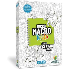 MicroMacro Kids: Crazy City Park | Family Friendly Mystery Search Game | Ages 6+ | 1 to 4 Players | 10-30 Minutes