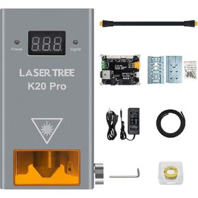 LASER TREE Laser Module, 20W(20000 mW) Output Diode Laser Cutter Module, Higher Accuracy Laser Engraving Module for Wood, Metal, Acrylic, Suitable for Laser Engraver Cutter DIY Machine, Class 4