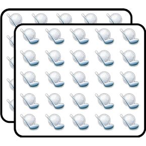 Golf Sport Accessories Art Decor Sticker for Scrapbooking, Calendars, Arts, Kids DIY Crafts, Album, Bullet Journals 50 Pack