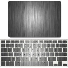IVY Wood Series Set Folio Hard Case for MacBook Pro Retina 15 (2012-2015, Models: A1398) with Keyboard Cover - F