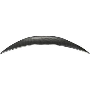 Compatible for Mazda MX5 Miata ND RF LMS Style Confiber Fiber Glass Unpainted Duckbill Spoiler Trunk Wing Lip Racing AccessoriTrim(Real Carbon Fiber)