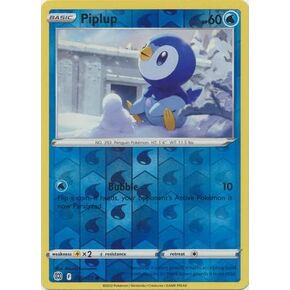 Piplup - 035/172 - Common - Reverse Holo - Sword & Shield: Brilliant Stars