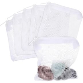 15Pcs Aquarium Filter Media Bags, Mini Fish Tank Media Mesh Filter Bags Reusable for Activated Carbon,Filter Stones(4.3"×3.9"(Black)