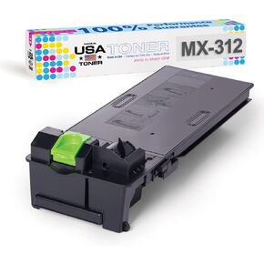 MADE IN USA TONER Compatible Replacement for Sharp MX312NT, MX-M260, MX-M264N, MX-M310, MX-M314N, MX-M354N (Black, 1 Cartridge)