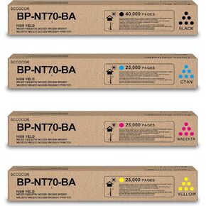 BP-NT70 BP-NT70BA BP-NT70CA BP-NT70MA BP-NT70YA Toner Cartridge Replacement for Sharp BP-50C26 BP-50C31 BP-70C36 BP-70C45 BP-70C55 BP-70C65 BP-50C36 BP-50C45 BP-50C55 BP-50C65 BP-70C31 Printer