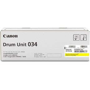 Canon Genuine 034 Yellow Drum Cartridge Compatible with MF810Cdn, MF820Cdn