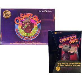 CASHFLOW 101 & CASHFLOW 202 INVESTMENT BOARD GAME - BY ROBERT KIYOSAKI FROM RICH DAD POOR DAD