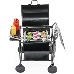 Odoria 1/12 Miniature BBQ Grill Dollhouse Outdoor Accessories