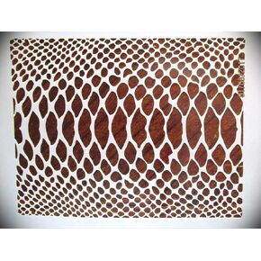 Snake Skin Camo Logo Stencil Reusable 10 mm Mylar Laser Cut Stencil Arts and Crafts Material Scrapbooking for Airbrush Painting Drawing