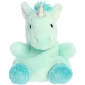 Aurora® Adorable Palm Pals™ Tilly Blue Unicorn™ Stuffed Animal - Pocket-Sized Play - Collectable Fun - Blue 5 Inches