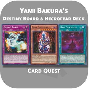 Complete Custom Deck for Yu-Gi-Oh! - Yami Bakura's Destiny Board & Spirit Message & Necrofear Deck