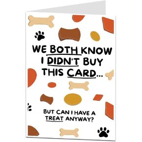 بطاقة عيد ميلاد Limalima مضحك للرجال من الذكور من Dog Dad مثالية للزوج وصديقها in Kuwait