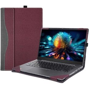 Laptop Cover Case for HP Dragonfly Notebook PC 13.5 inch G4 & for HP Elite Dragonfly 13.5 inch G3 [not for Chromebook Series],PU Leather Protective Sleeve Bag Accessories (Dark Grey)