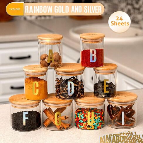 1200 Pieces 24 Sheets Letter Stickers 2 Inch Self Adhesive Capital Alphabet Numbers Sticker Letters Large Stick on Vinyl Decals for Crafts Home Classroom Decor Office Business Mailbox Gold and Silver in Saudi Arabia