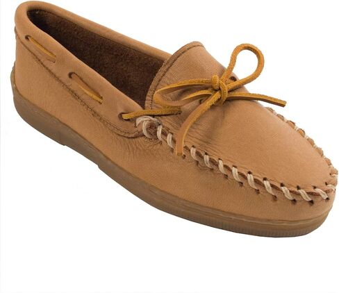 Minnetonka Moosehide Classic Women's Slip On 7.5 C/D US Black in Kuwait