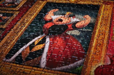 Ravensburger Disney Villainous:Queen of Hearts and Figurine 1000 Piece Jigsaw Puzzle for Adults - 12001111 - Handcrafted Tooling, Made in Germany, Every Piece Fits Together Perfectly in Saudi Arabia