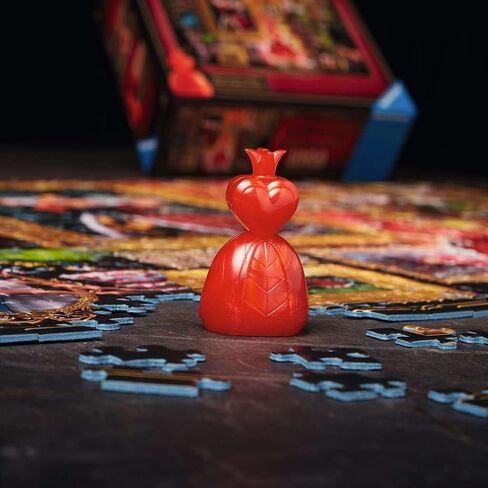 Ravensburger Disney Villainous:Queen of Hearts and Figurine 1000 Piece Jigsaw Puzzle for Adults - 12001111 - Handcrafted Tooling, Made in Germany, Every Piece Fits Together Perfectly in Saudi Arabia