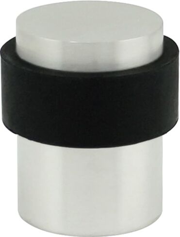 INOX DSIX02-32D Cylindrical Floor Mount Door Stop, Satin Stainless Steel in Kuwait