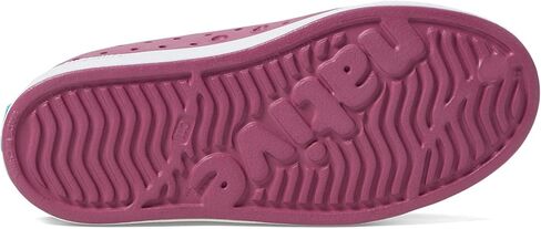 Native Shoes Kids Jefferson (طفل صغير/طفل صغير) - الجزء العلوي والبطانة من مادة EVA - ثقوب للتحكم في درجة الحرارة موجة زرقاء/أصفر حبوب اللقاح 7 طفل صغير M in Kuwait