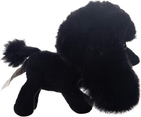 Dilly Dudu Black Puppy Dog محشو بالحيوان Poodle Plush Soft Toy 4 بوصة in Kuwait