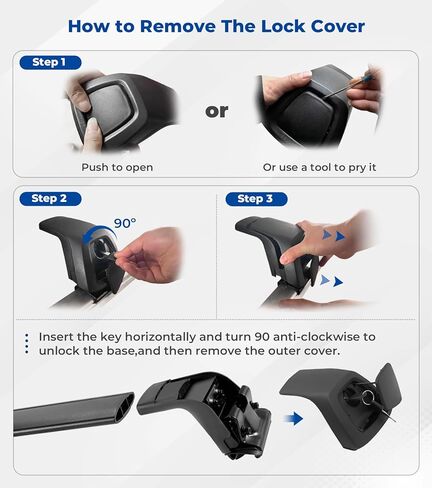 أرفف سقف مطورة بوزن 220 رطلًا من Adventure لسيارة Hyundai Santa Cruz 2021-2024، قضبان متقاطعة من الألومنيوم قابلة للقفل لملحقات قوارب الكاياك والدراجات والتزلج على الجليد in Kuwait