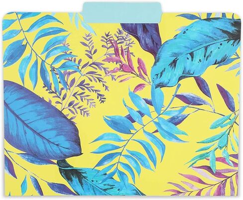 مجلدات ملفات مزخرفة من Paper Junkie Pink Flamingo، علامة تبويب 1/3 قطع، حجم الحروف، ملونة بلمسات من رقائق الذهب (12 حزمة) in Kuwait