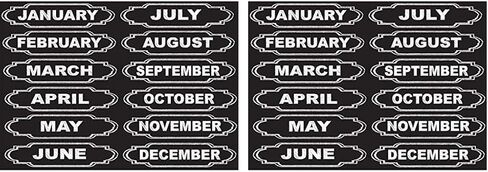 ASHLEY PRODUCTIONS Months of The Year Die-Cut Magnets in Saudi Arabia