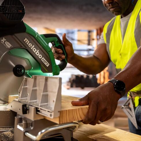 Metabo HPT 12-Inch Sliding Miter Saw, Dual Bevel, Xact Cut Shadow Line, 5-Year Warranty, C12RSH3 in Saudi Arabia