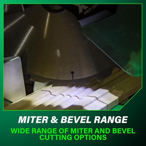 Metabo HPT 12-Inch Sliding Miter Saw, Dual Bevel, Xact Cut Shadow Line, 5-Year Warranty, C12RSH3 in Saudi Arabia