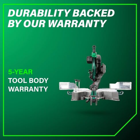Metabo HPT 12-Inch Sliding Miter Saw, Dual Bevel, Xact Cut Shadow Line, 5-Year Warranty, C12RSH3 in Saudi Arabia