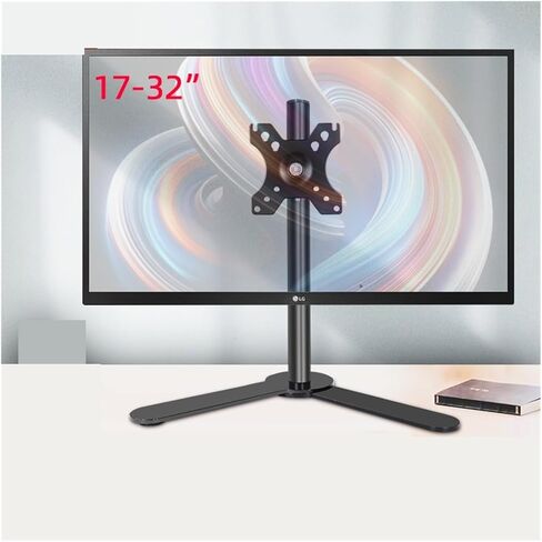 24-27-30-32-inch Large Screen Monitor Thickened Base Desktop Hanger Adjustable Lifting and Rotating(White) in Saudi Arabia