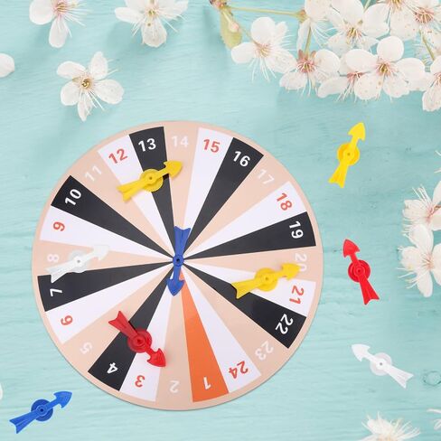 12PCS Arrow Game Spinners ، Spints Placium Planch على شكل V Game Spinners قطع بديلة لألعاب الطاولة ، مشاريع DIY ألعاب الطاولة (Cyan ، Blue ، Red ، White) in Saudi Arabia