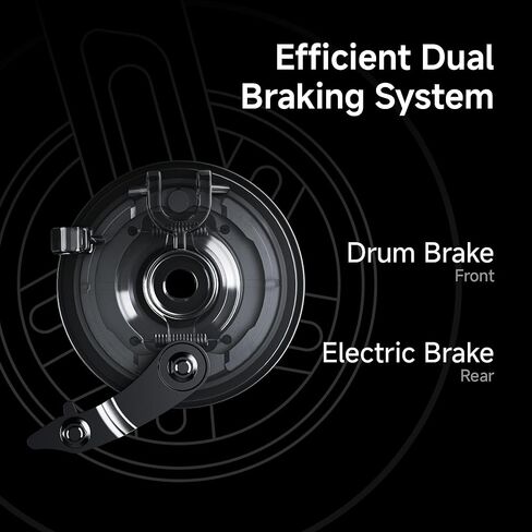 سكوتر كهربائي Segway Ninebot E2 Pro - رحلات بدون جهد مع سرعة قصوى 15.5 ميل في الساعة، نطاق 25 ميل، قوة بواسطة محرك 350 وات، وضع الرحلات البحرية، معتمد من UL-2272 in Kuwait