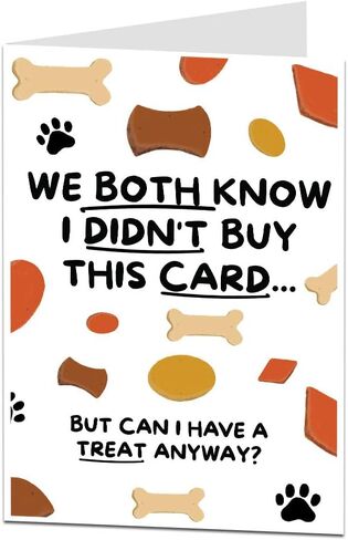 بطاقة عيد ميلاد Limalima مضحك للرجال من الذكور من Dog Dad مثالية للزوج وصديقها in Kuwait