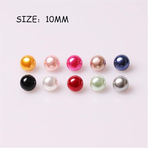 8 Pcs 10mm Pearl Mushroom Buttons Exquisite Sliver Grey Resin Sewing Buttons DIY Knitted Coat Dress Shawl Accessories for Women Girls in Saudi Arabia