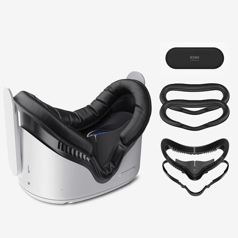 KIWI design Comfort Face Cushion Pad Compatible with Quest 2 Accessories, Breathable Facial Interface and Glasses Spacer in Saudi Arabia