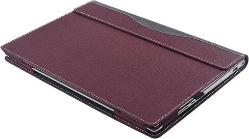 Laptop Case Cover for 16 inch Lenovo ThinkPad P1 Gen6 Gen5 Gen4，Detachable PU Leather Notebook PC Sleeve Protective Bag with Pen Holder (Burgundy) in Saudi Arabia
