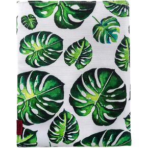 LParkin Book Sleeve Tree Leaves Book Protector Medium 9.7 Inch X 8 Inch Canvas Book Sleeves Teen Gifts